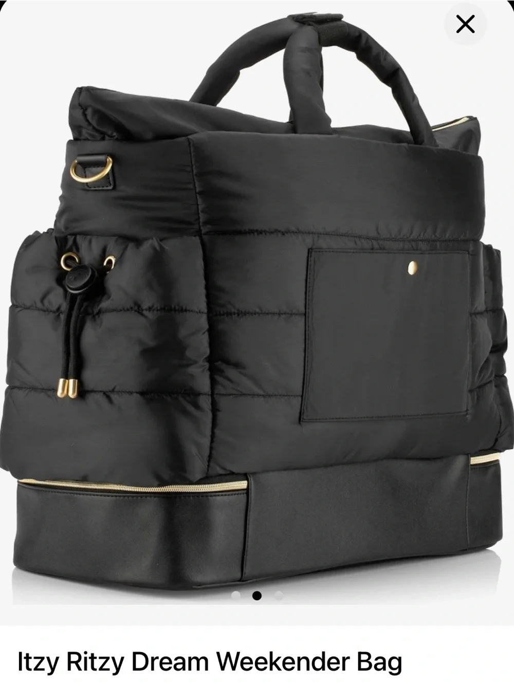 Itzy Ritzy Dream Weekender Bag MAUVE